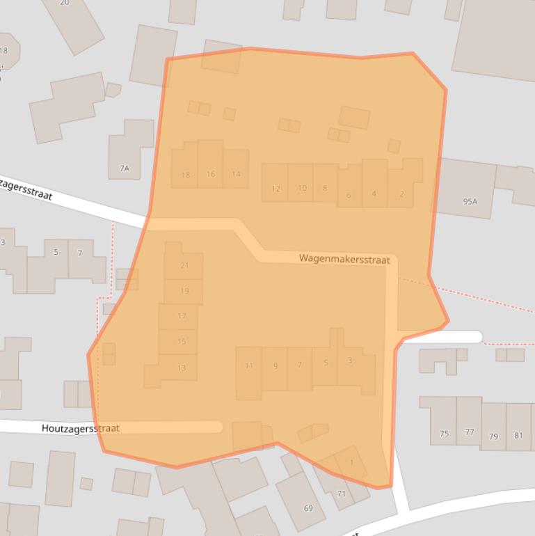 Kaart van postcodegebied 8171CV.