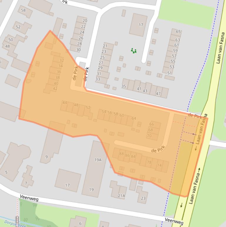 Kaart van postcodegebied 8171CX.