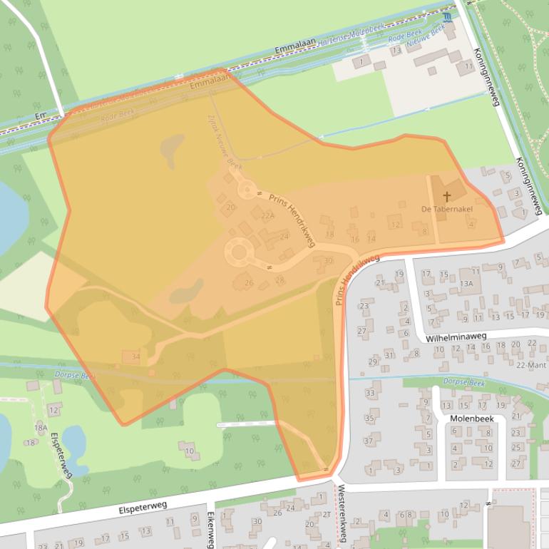 Kaart van postcodegebied 8171EH.