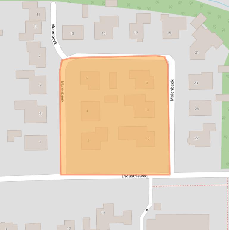 Kaart van postcodegebied 8171EP.