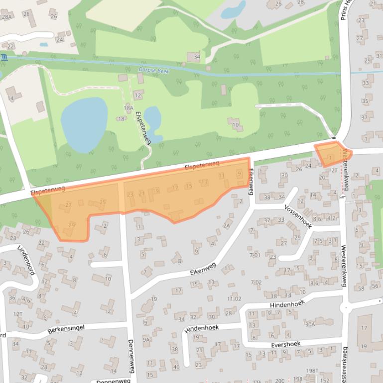 Kaart van postcodegebied 8171ER.