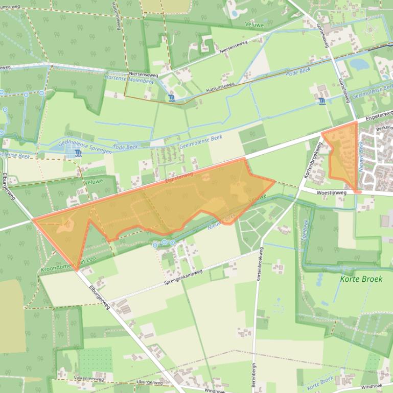 Kaart van postcodegebied 8171ES.