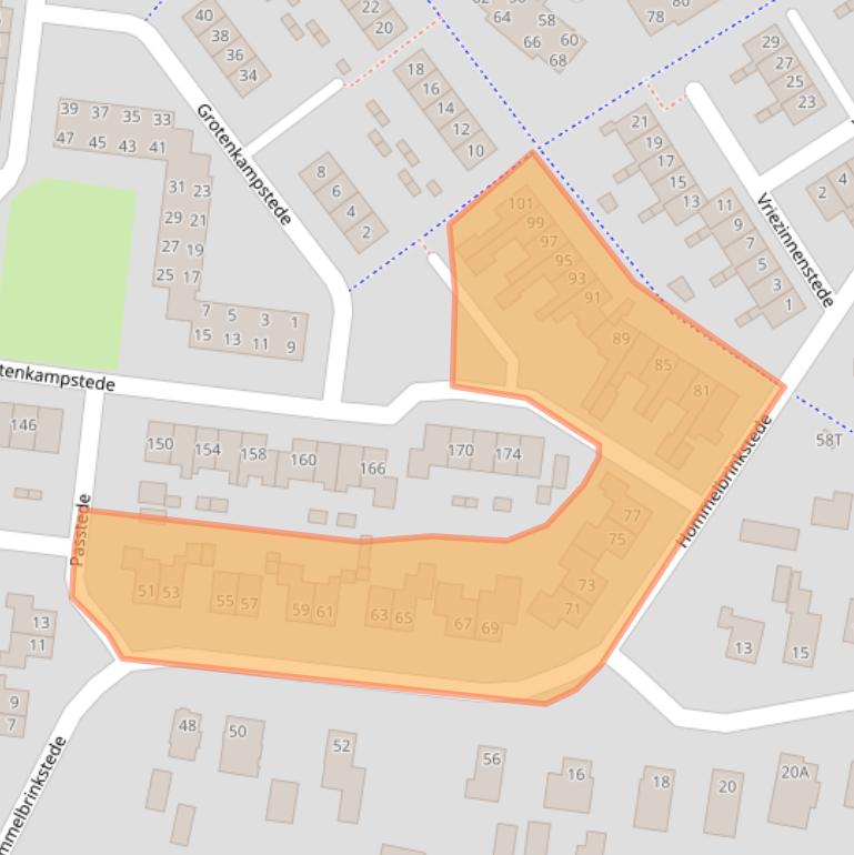 Kaart van postcodegebied 8171JD.