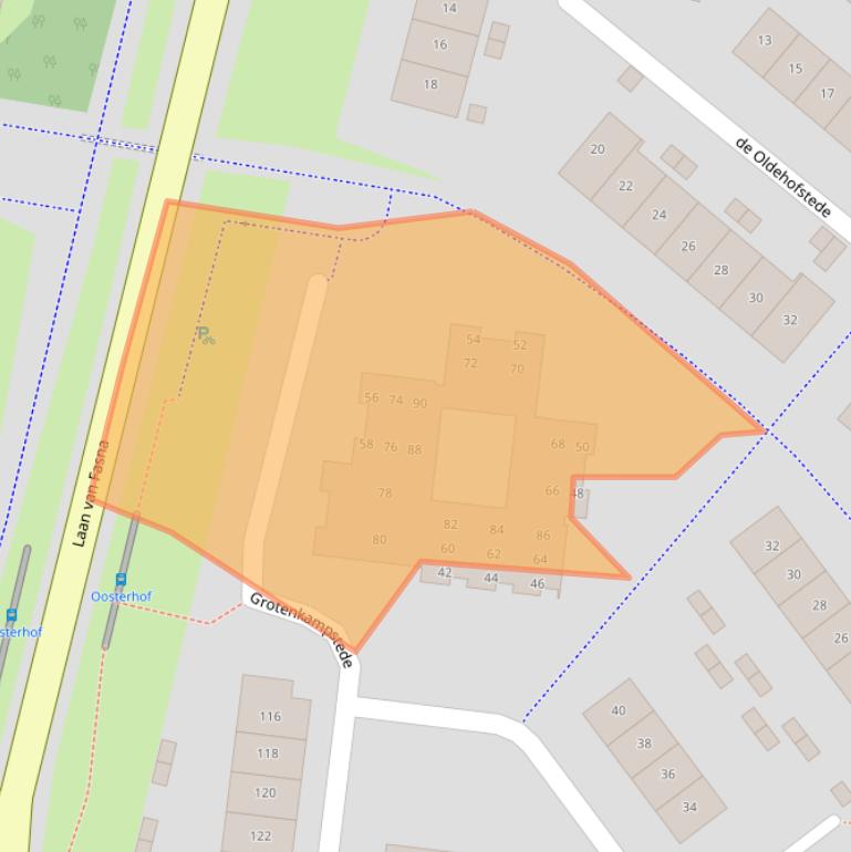 Kaart van postcodegebied 8171JG.