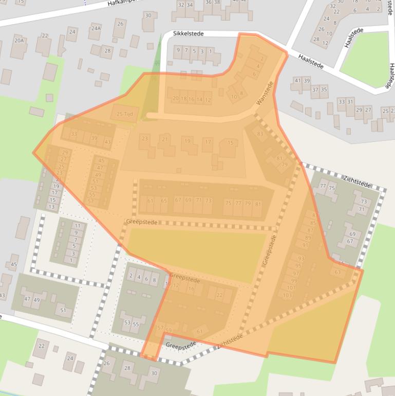 Kaart van postcodegebied 8171JR.