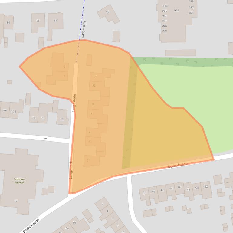 Kaart van postcodegebied 8171JZ.