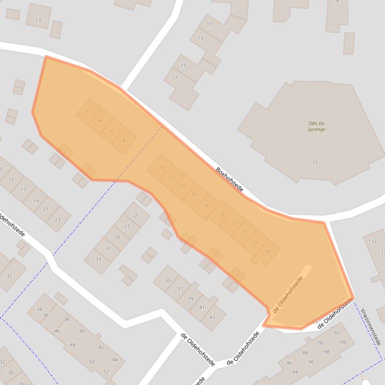 Kaart van postcodegebied 8171KA.