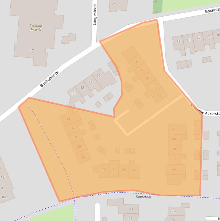 Kaart van postcodegebied 8171KD.