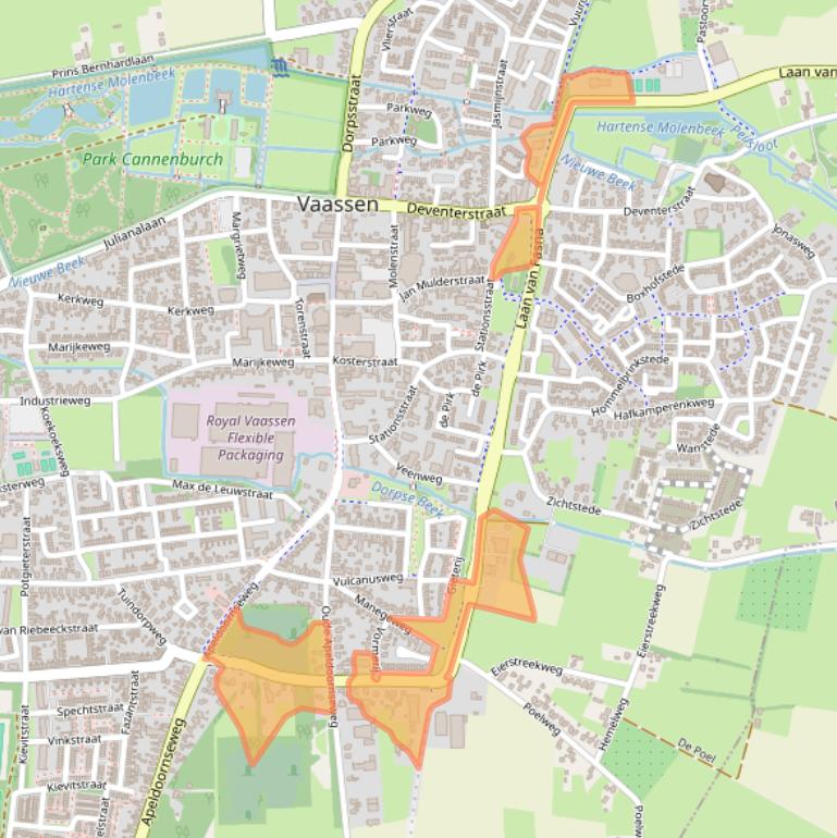 Kaart van postcodegebied 8171KH.