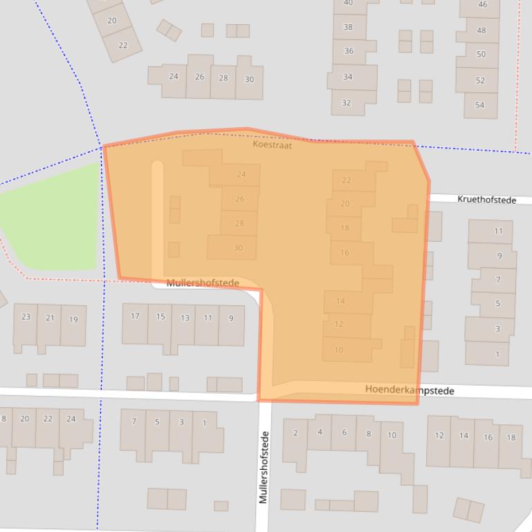 Kaart van postcodegebied 8171KP.