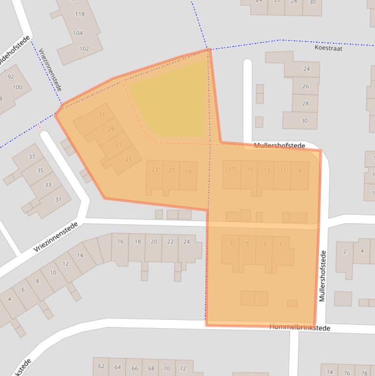 Kaart van postcodegebied 8171KR.