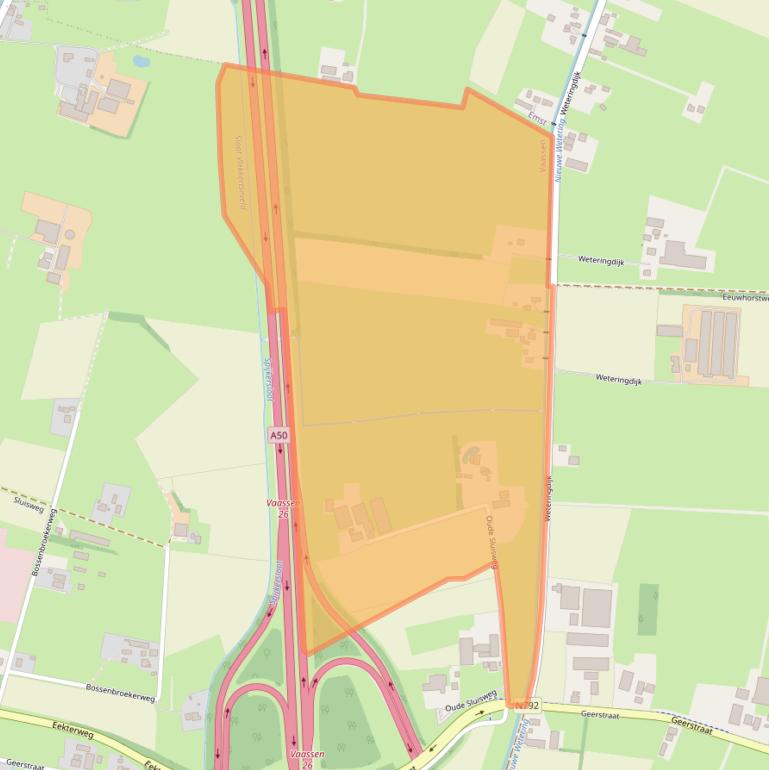 Kaart van postcodegebied 8171LG.