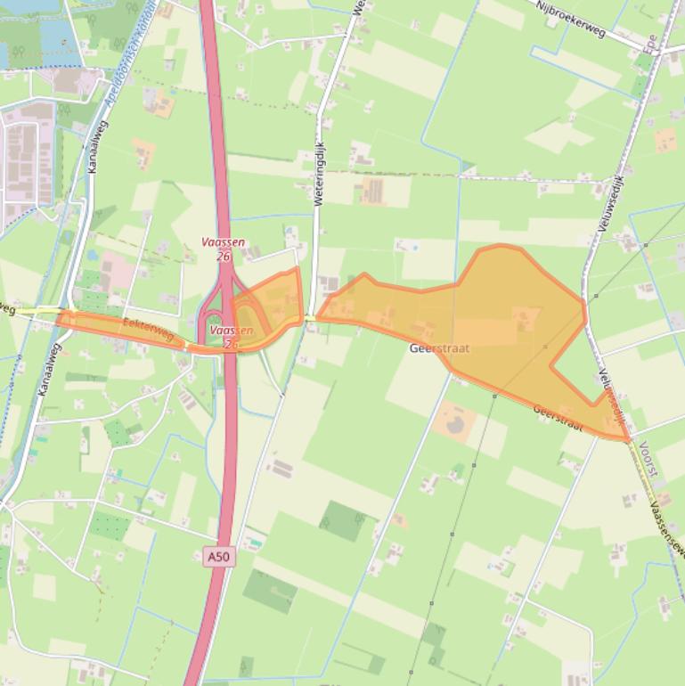 Kaart van postcodegebied 8171LH.