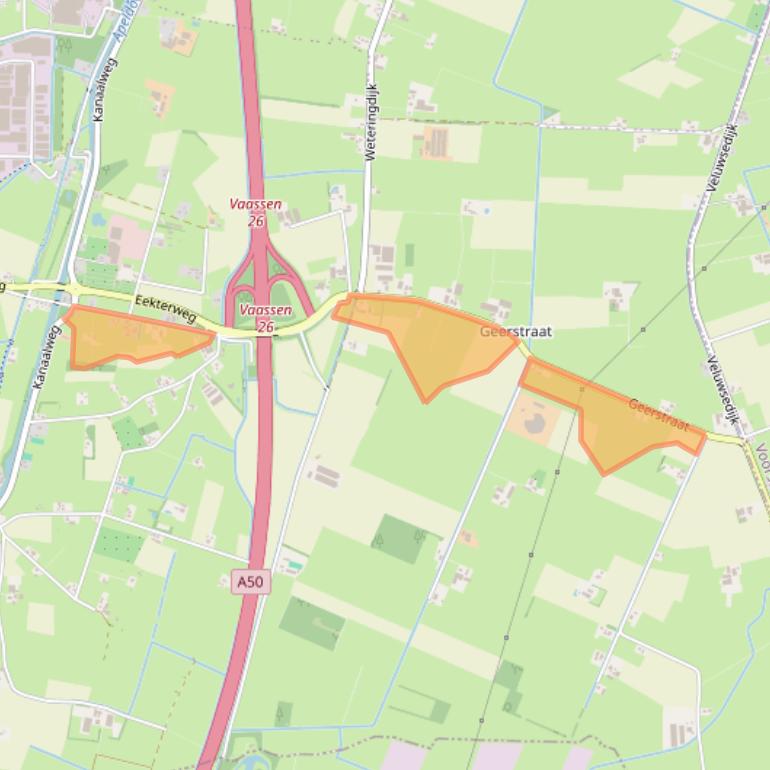 Kaart van postcodegebied 8171LJ.