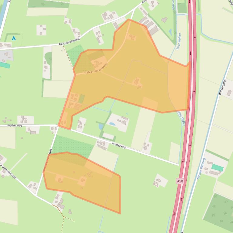 Kaart van postcodegebied 8171LM.