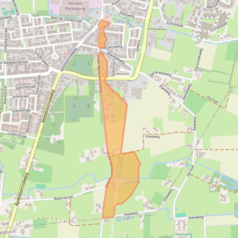 Kaart van postcodegebied 8171LV.