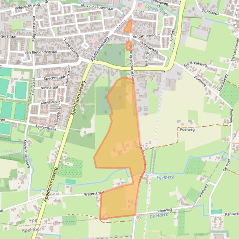Kaart van postcodegebied 8171LW.