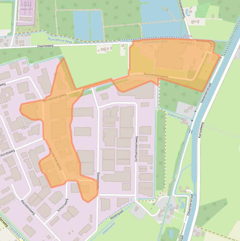 Kaart van postcodegebied 8171MC.