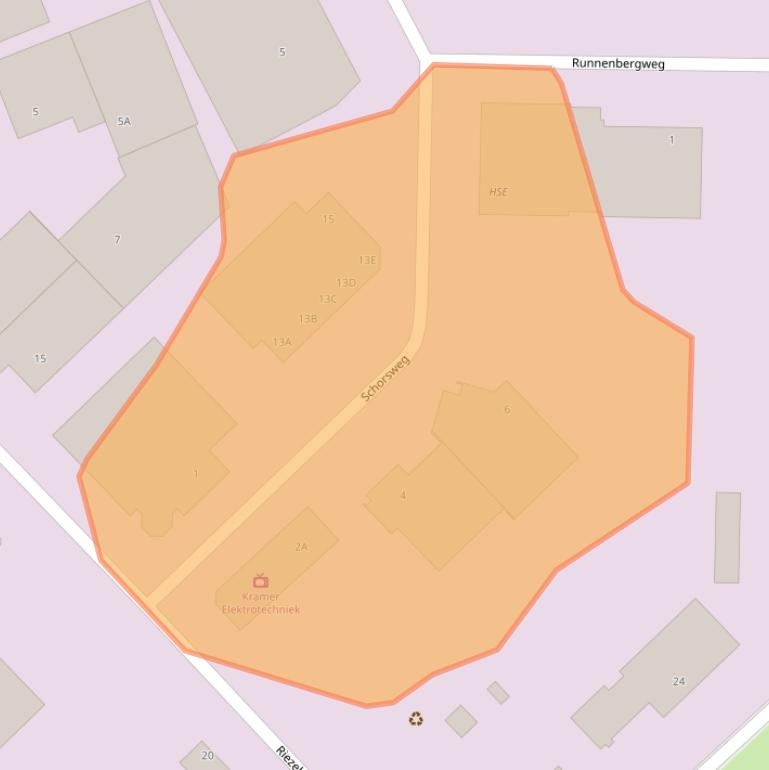 Kaart van postcodegebied 8171ME.