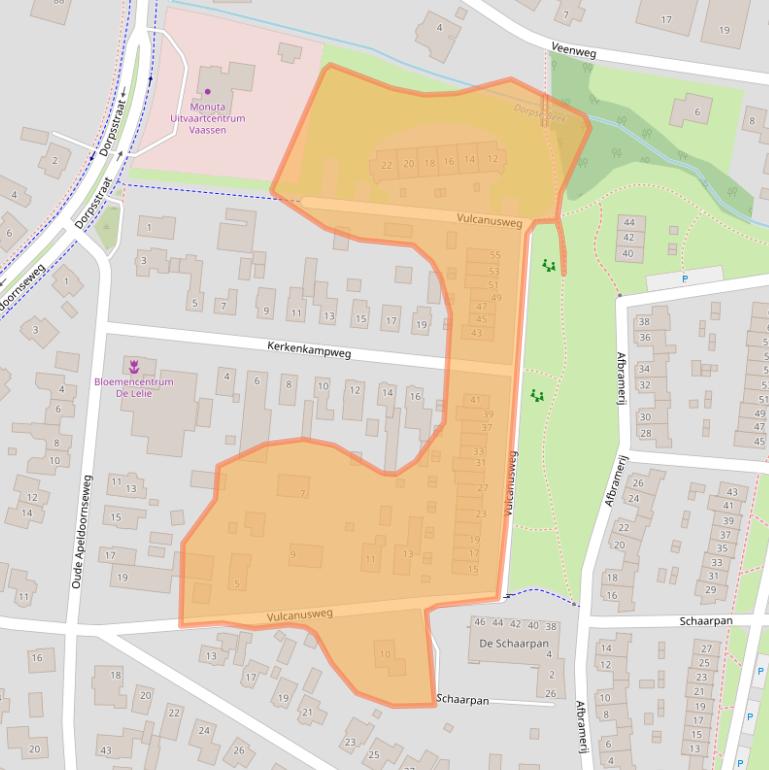 Kaart van postcodegebied 8171NC.