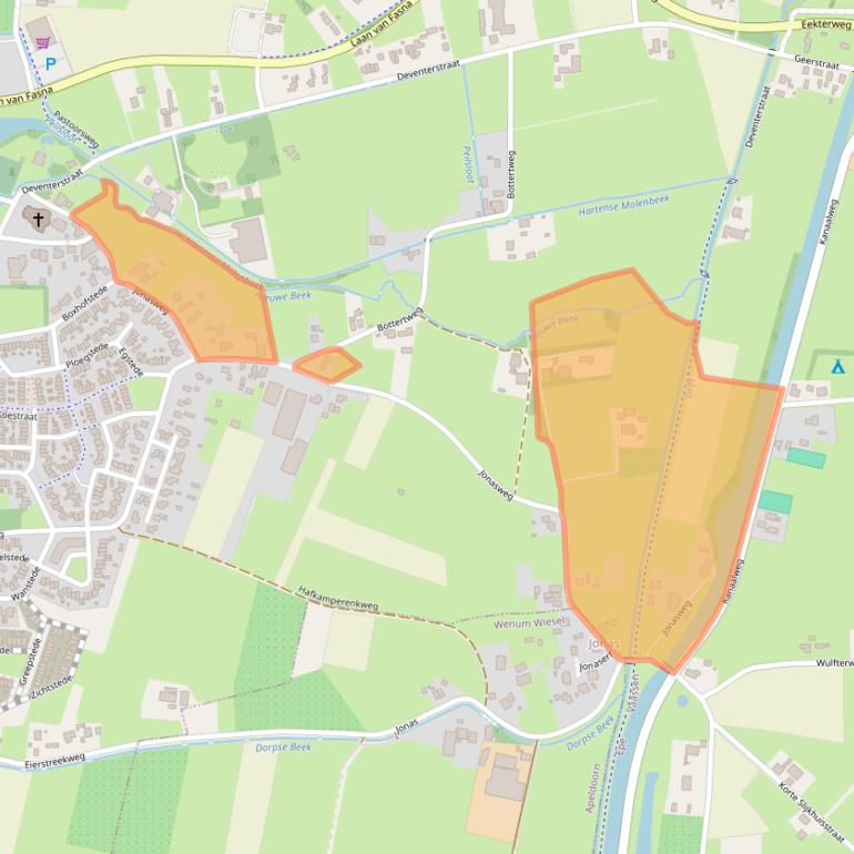 Kaart van postcodegebied 8171NM.