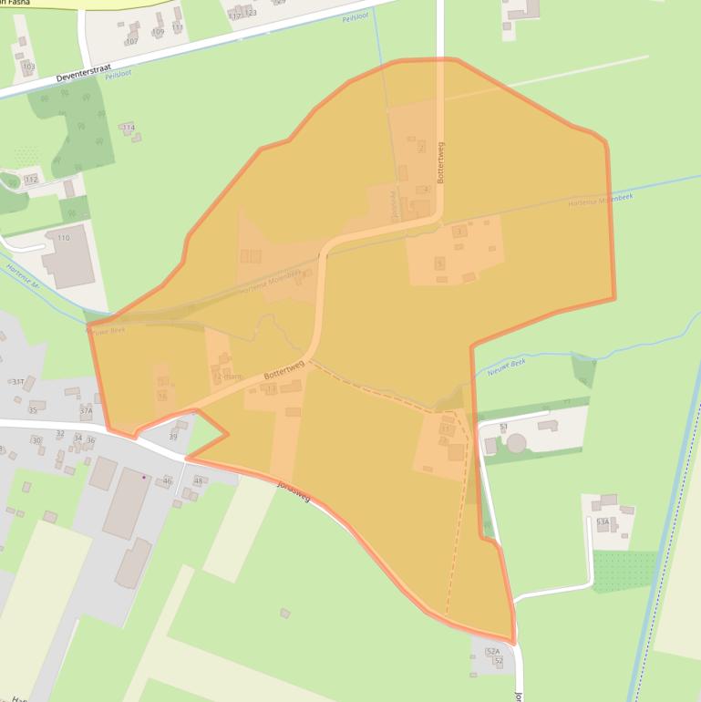 Kaart van postcodegebied 8171NP.