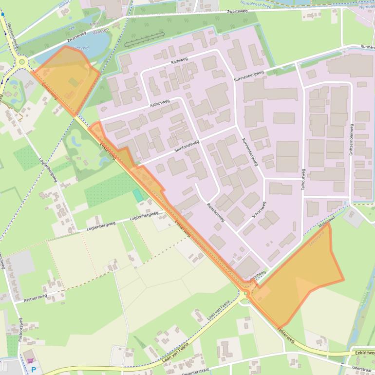Kaart van postcodegebied 8171NW.