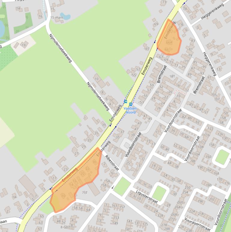 Kaart van postcodegebied 8171PJ.