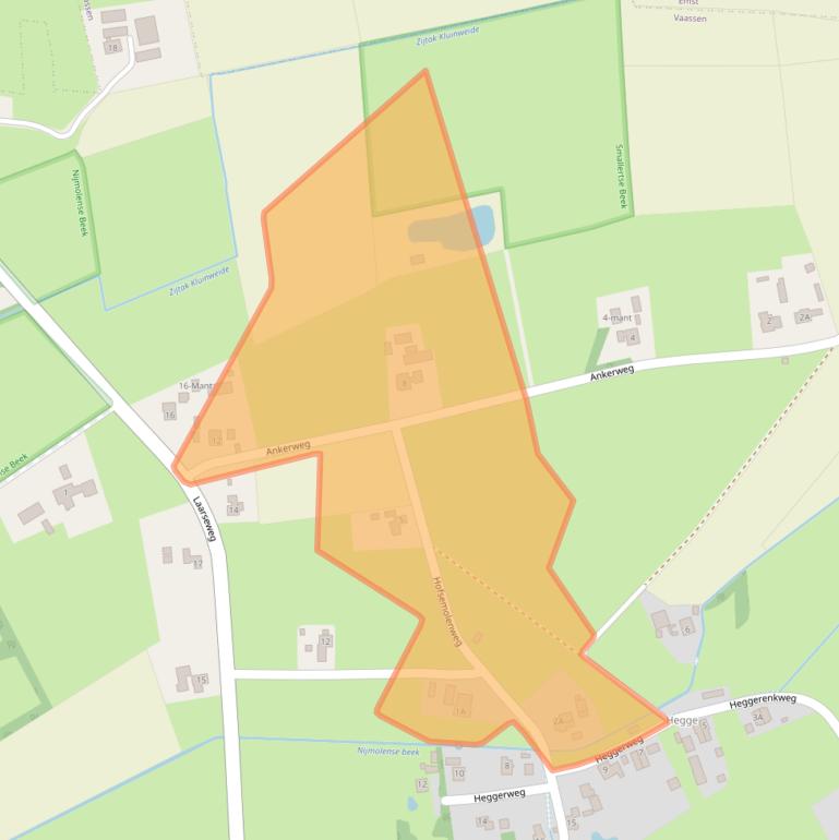 Kaart van postcodegebied 8171PM.