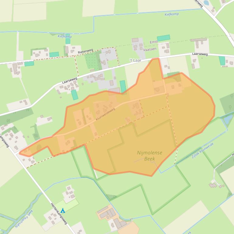 Kaart van postcodegebied 8171PS.