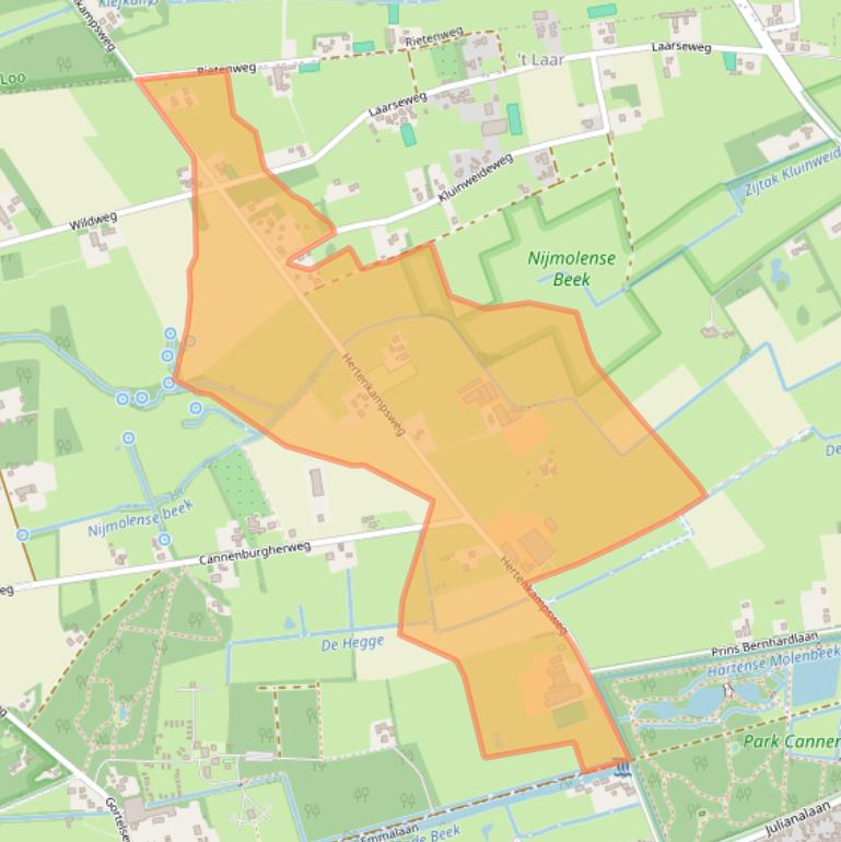 Kaart van postcodegebied 8171PT.