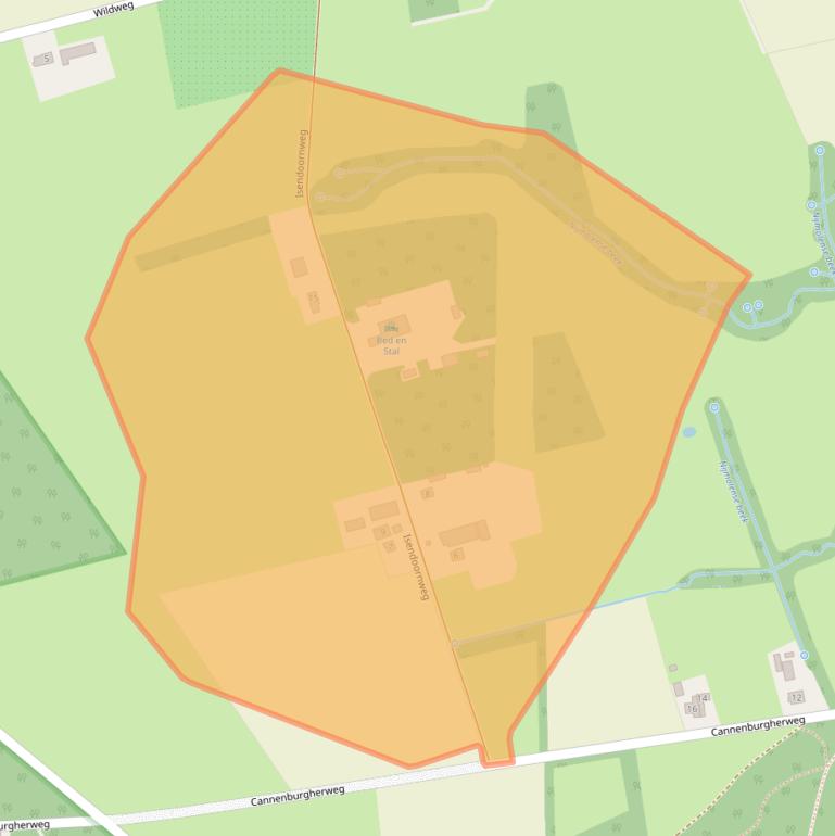Kaart van postcodegebied 8171PW.