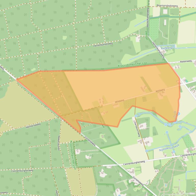 Kaart van postcodegebied 8171PX.