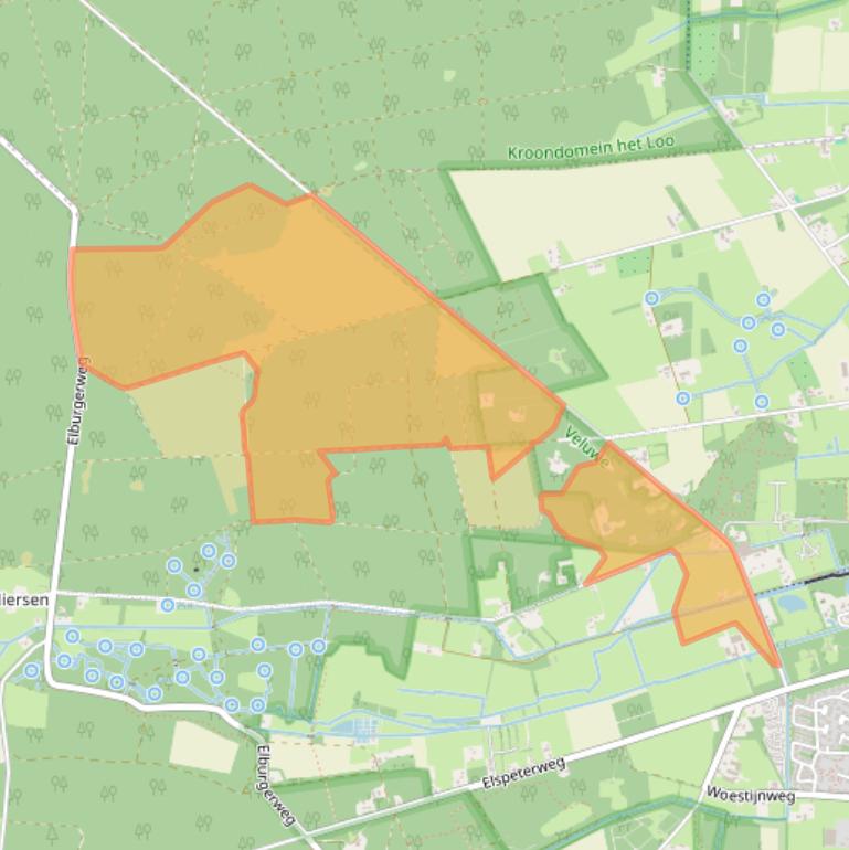 Kaart van postcodegebied 8171RB.