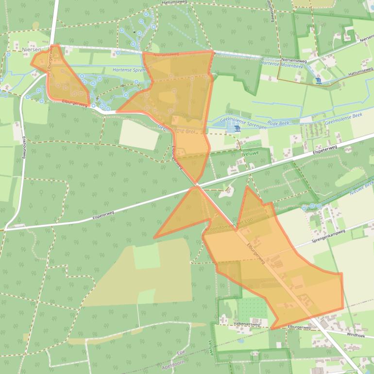 Kaart van postcodegebied 8171RJ.