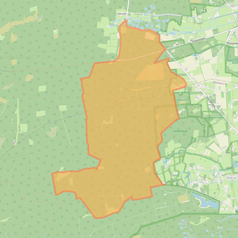 Kaart van postcodegebied 8171RK.