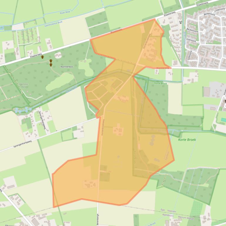 Kaart van postcodegebied 8171RM.