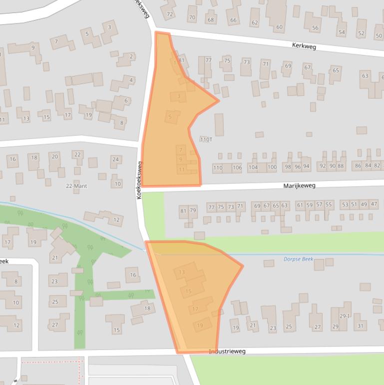 Kaart van postcodegebied 8171VK.