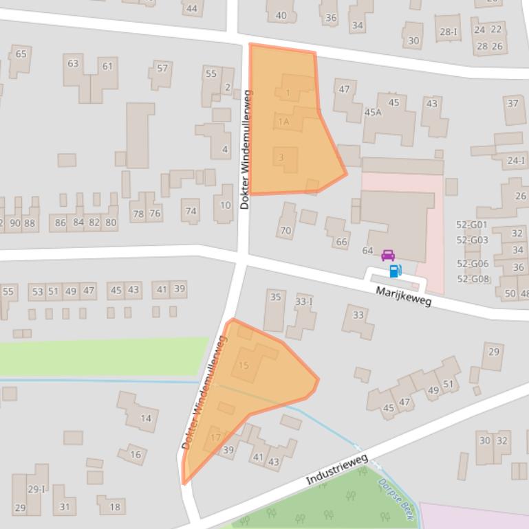 Kaart van postcodegebied 8171VN.