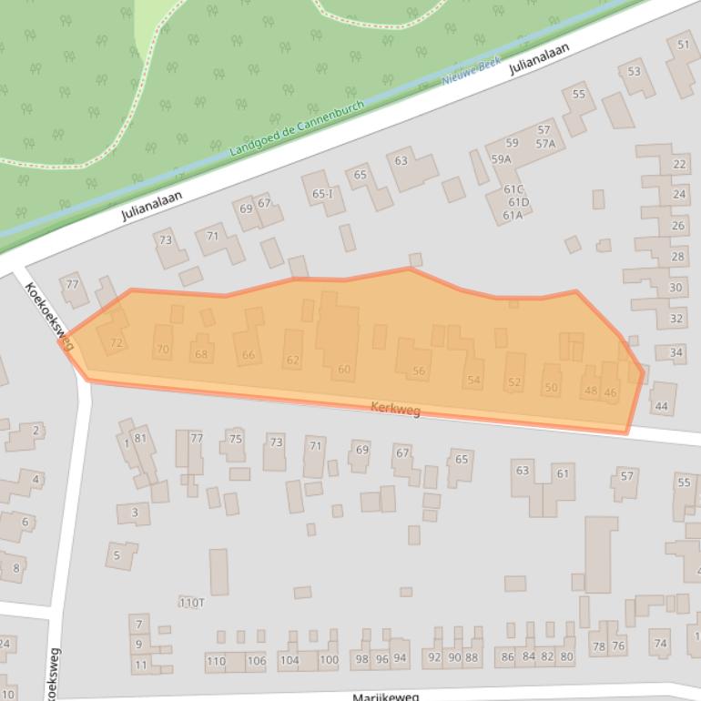 Kaart van postcodegebied 8171VP.