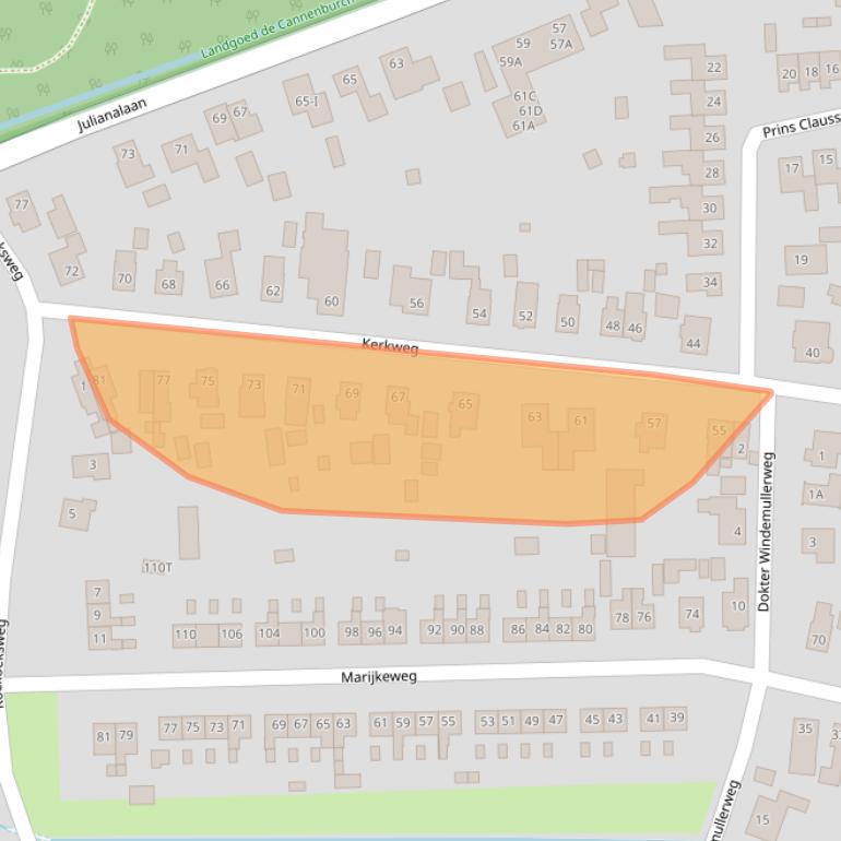 Kaart van postcodegebied 8171VS.