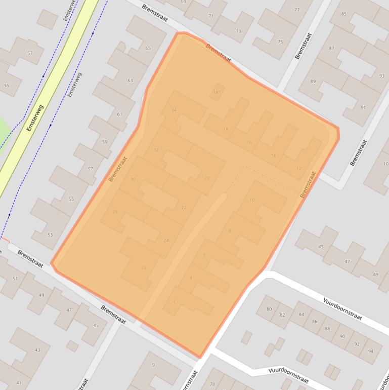 Kaart van postcodegebied 8171XT.