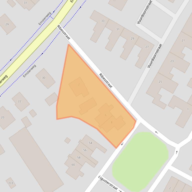 Kaart van postcodegebied 8171XZ.