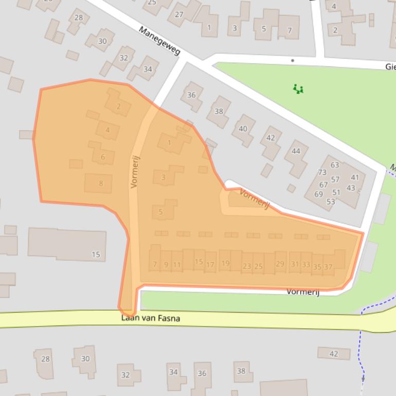 Kaart van postcodegebied 8171ZA.