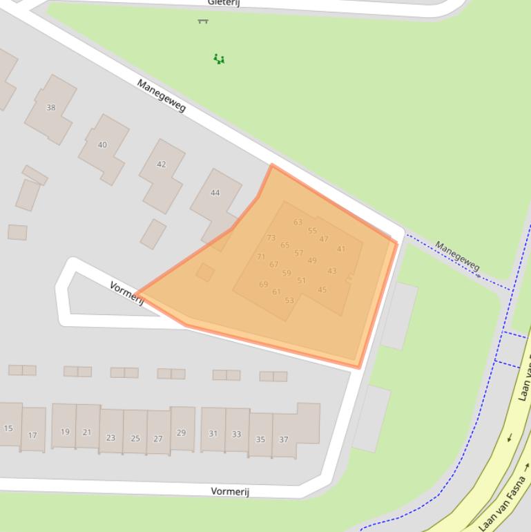 Kaart van postcodegebied 8171ZG.