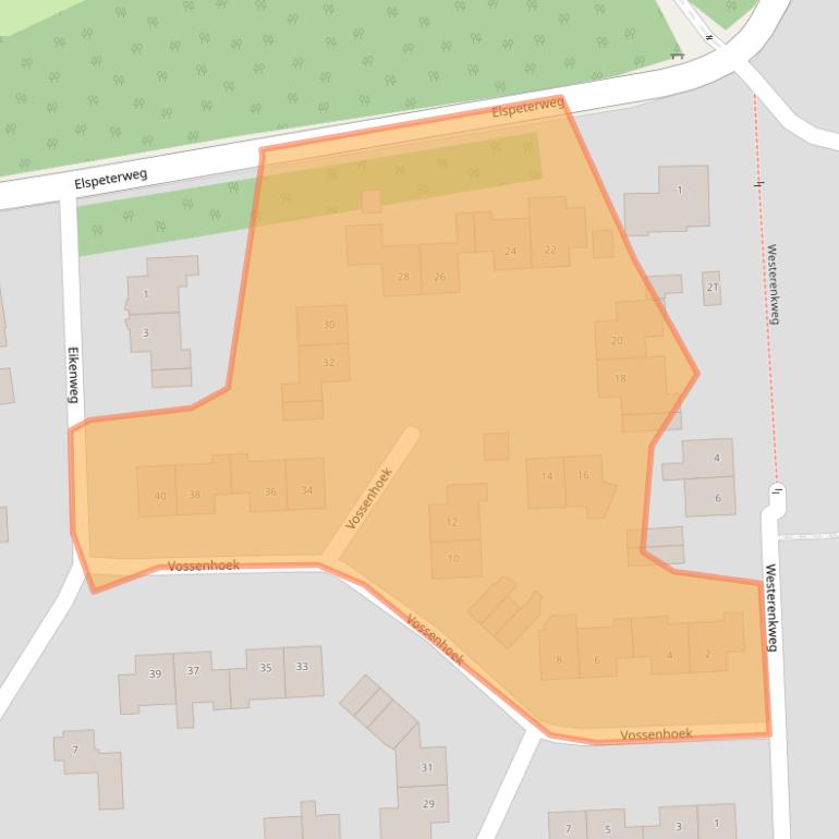 Kaart van postcodegebied 8172AB.