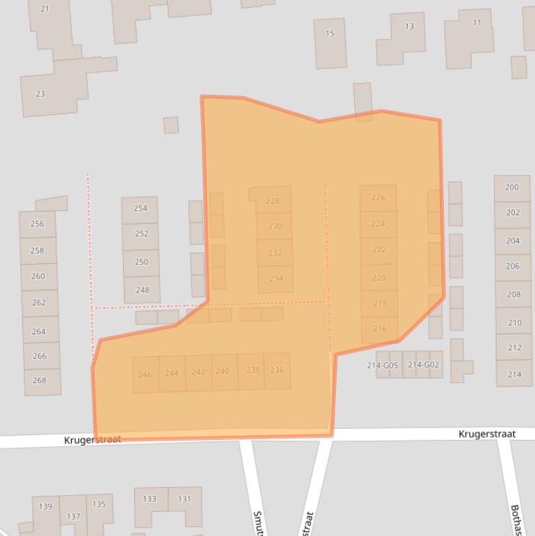 Kaart van postcodegebied 8172BT.