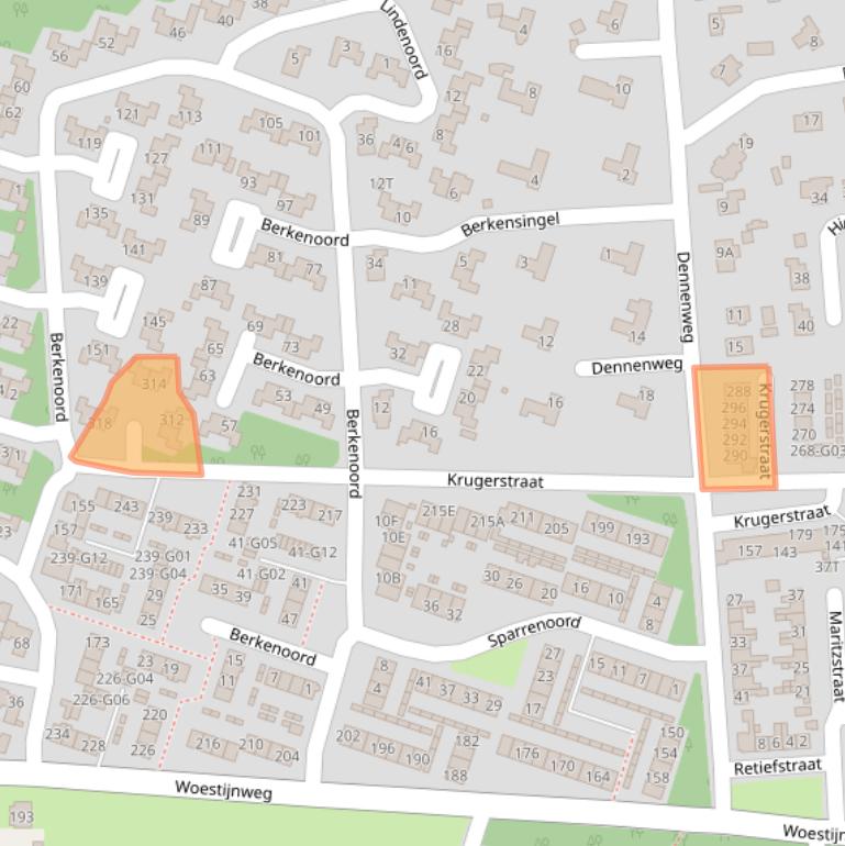 Kaart van postcodegebied 8172BW.