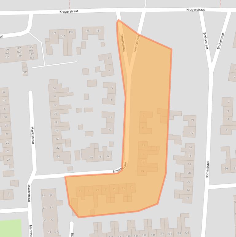 Kaart van postcodegebied 8172CC.