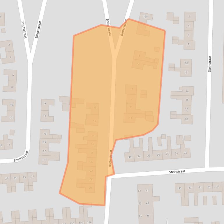 Kaart van postcodegebied 8172CE.